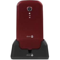 Mobile DORO 2404 - Dual Sim - Rouge / Blanc