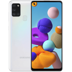 SAMSUNG GALAXY A21S - 128 Go - Blanc prismatique - Europe